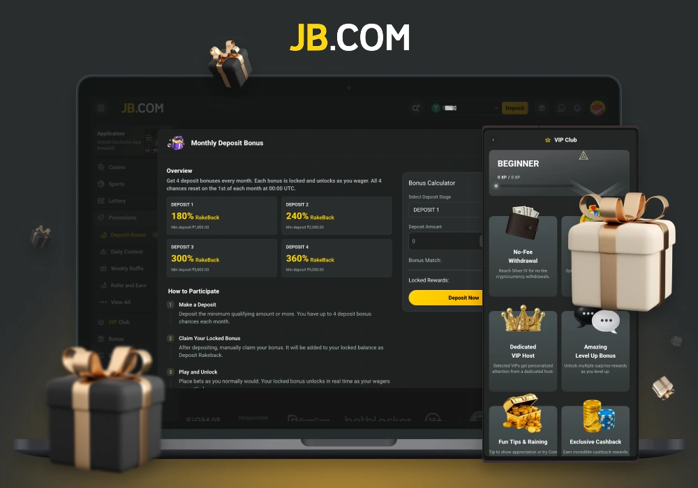 JB Casino Bonuses & Promotions in India