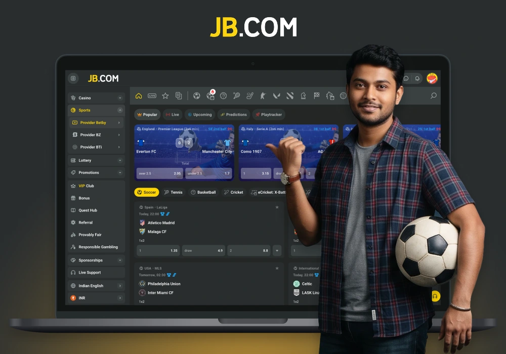 Sports betting odds and lines for football and cricket